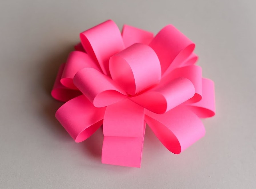 Pink bow image