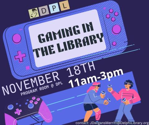 VR in the library November 18th