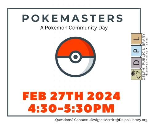 POKEMASTERS Feb 27th 4:30PM-5:30PM