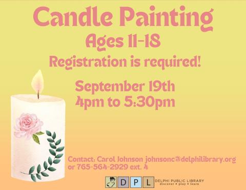 Candle painting
