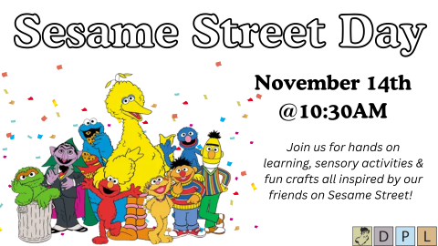 Sesame Street Day, WooHoo, Crafts, Singing, Books
