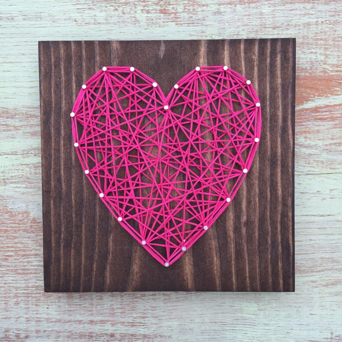 string art heart