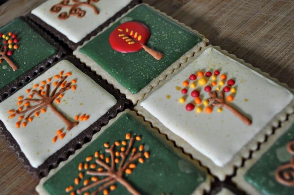 Fall decorated cookies