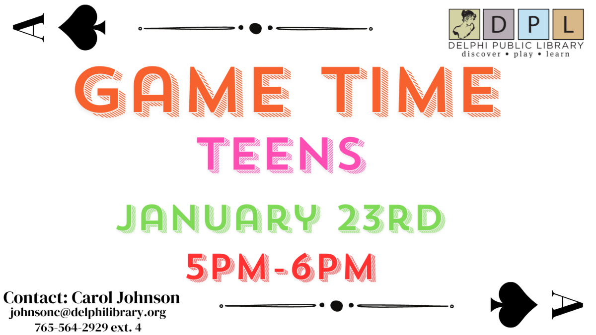 Game Time Teens!