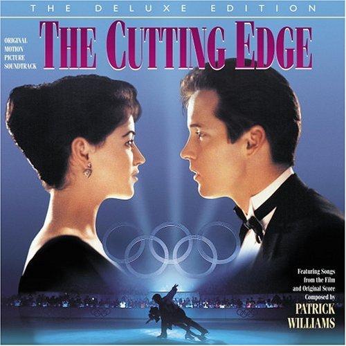 Male and female ice skater staring at one another-movie cover