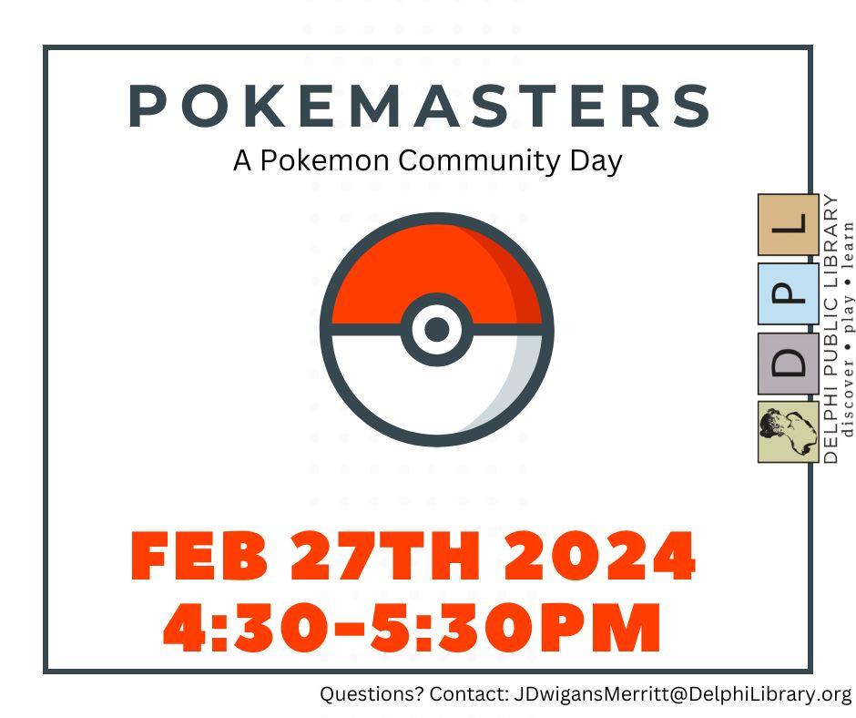 POKEMASTERS Feb 27th 4:30PM-5:30PM