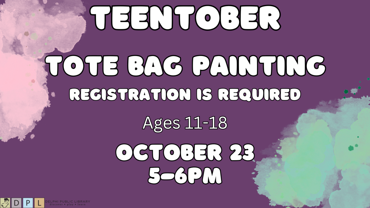 Teentober Tote Bag Painting October 23 5-6pm Ages 11-18