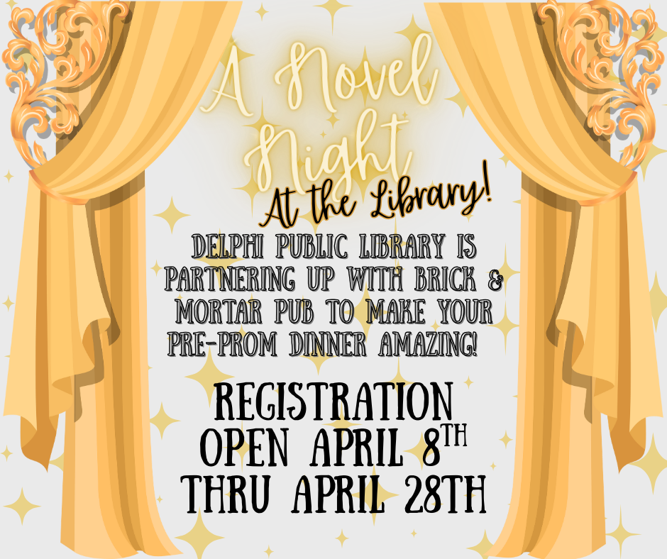 gold curtains surrounding the event information