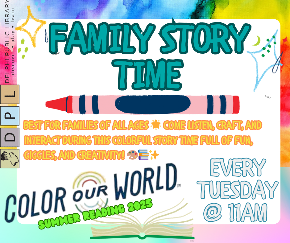 family story time, yay summer reading 2025